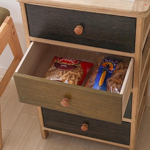 《新品・送料無料》桐製 マルチカラフル4段ボックス シンクエ 2