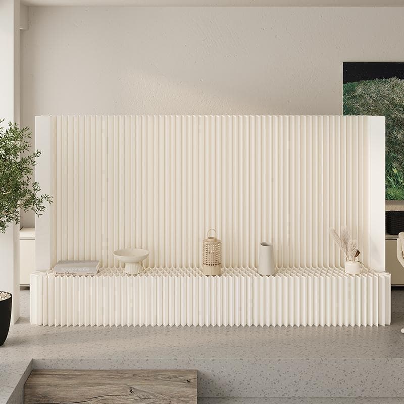 紙製パーテーション陳列展示台高さ1.5ｍ長さ3-4ｍ組立不要折りたたみ衝立仕切り Amazon｜円柱単層展示台 ペーパー展示台 多種類紙展示台 折りたたみ可