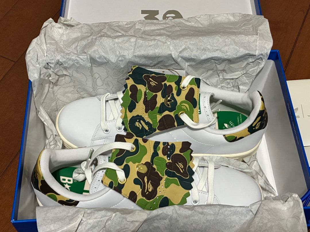 ADIDAS GOLF × A BATHING APE ゴルフシューズ　27cm BAPE X ADIDAS GOLF 】STAN SMITH G BAPE | bape.com