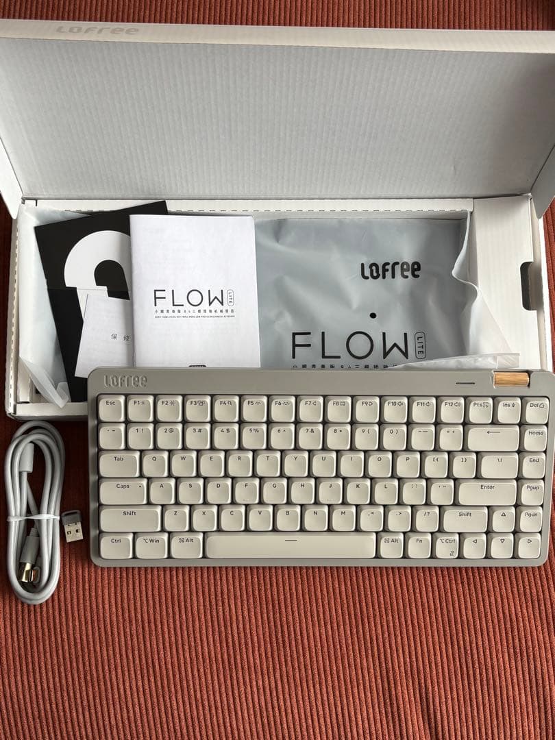 Lofree FLOW lite グレー キーボード 本体 楽天ビック｜Lofree｜ロフリー キーボード Flow Lite 100(英語配列
