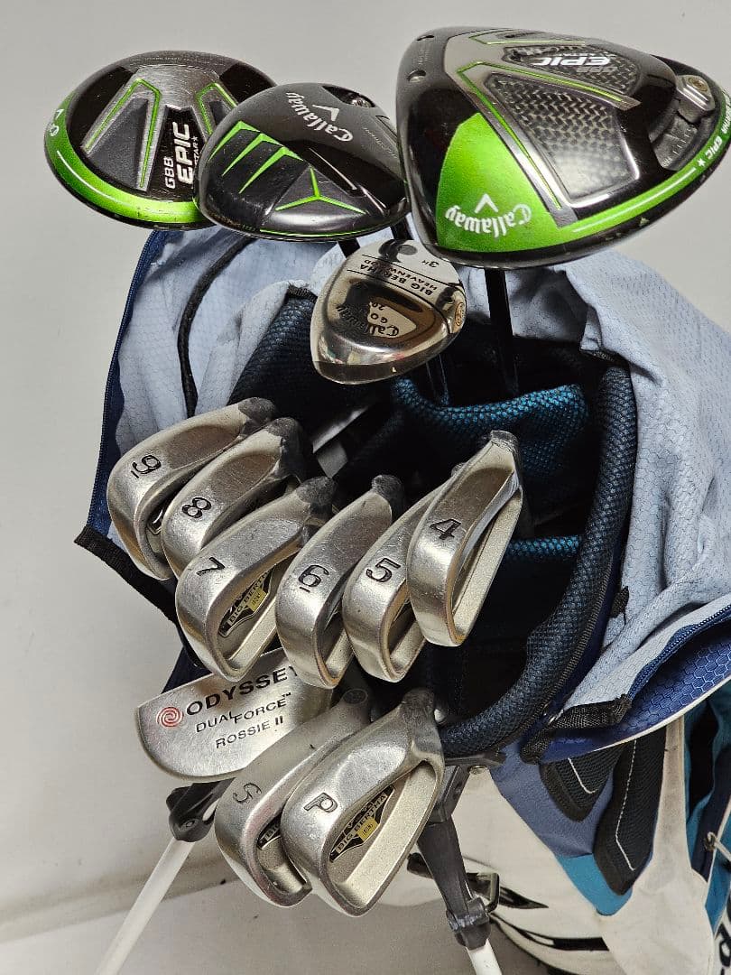 メンズ 右利き 初心者～ キャロウェイ エピック 他 ゴルフクラブセット R