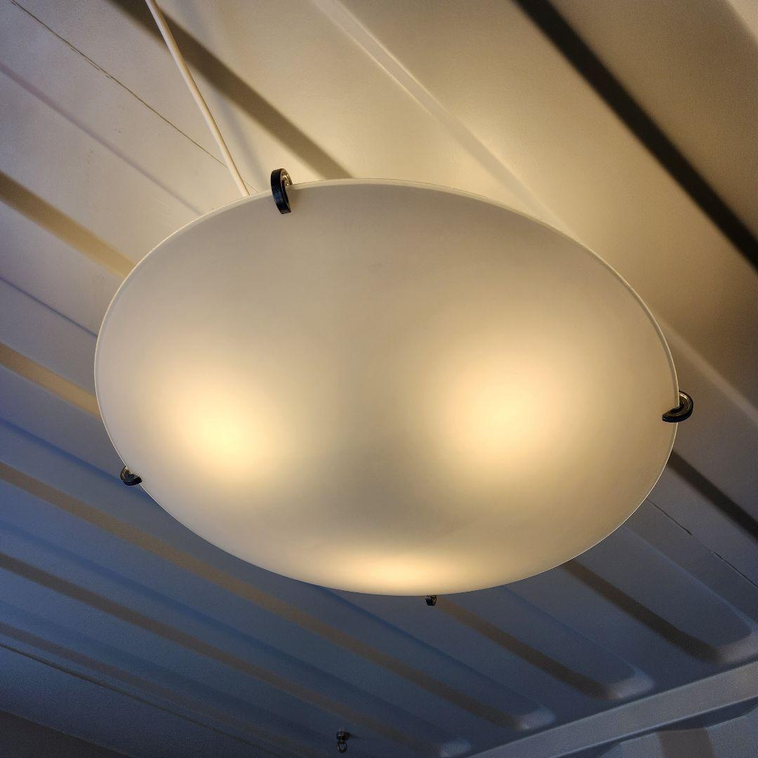 希少 廃盤 IKEA ERBIUM シーリングライトエルビウム フロストガラス