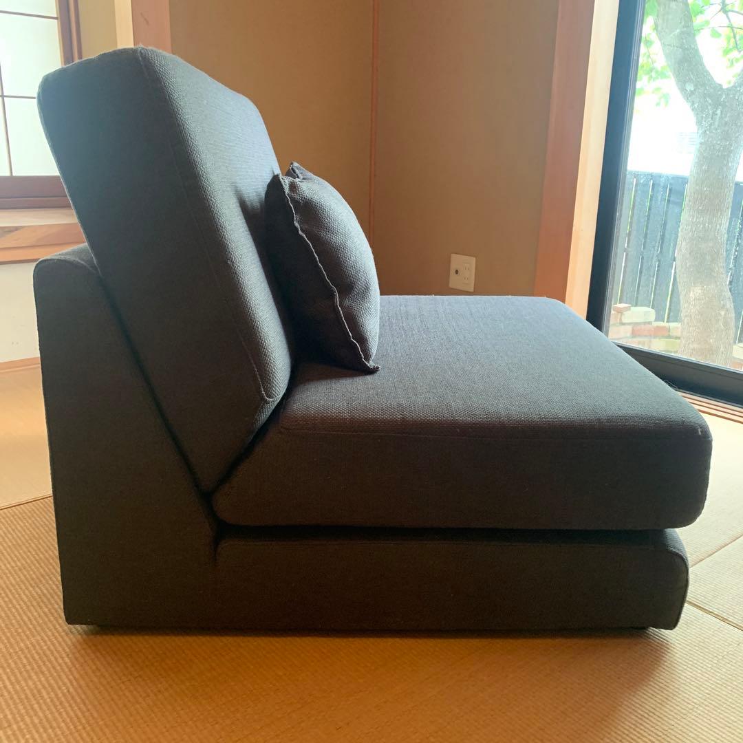 NITORI ニトリ 一人掛け ソファベッド パーシーGY クッション付 - メルカリ