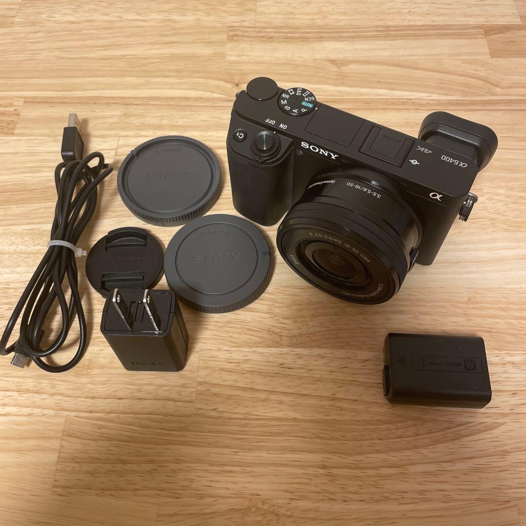 本日限定お値下げ！sony α6400 レンズキット pz 16-50mm ヨドバシ.com - ソニー SONY ILCE-6400Y B [α6400 ダブルズームレンズ
