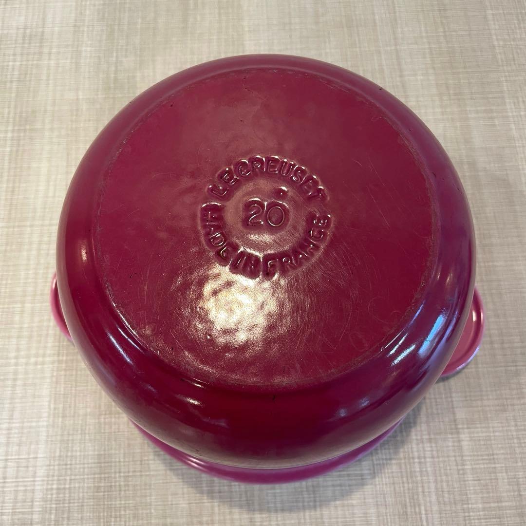 限定カラー・美品】ル・クルーゼ ココットエブリィ20 ベリー 廃盤品