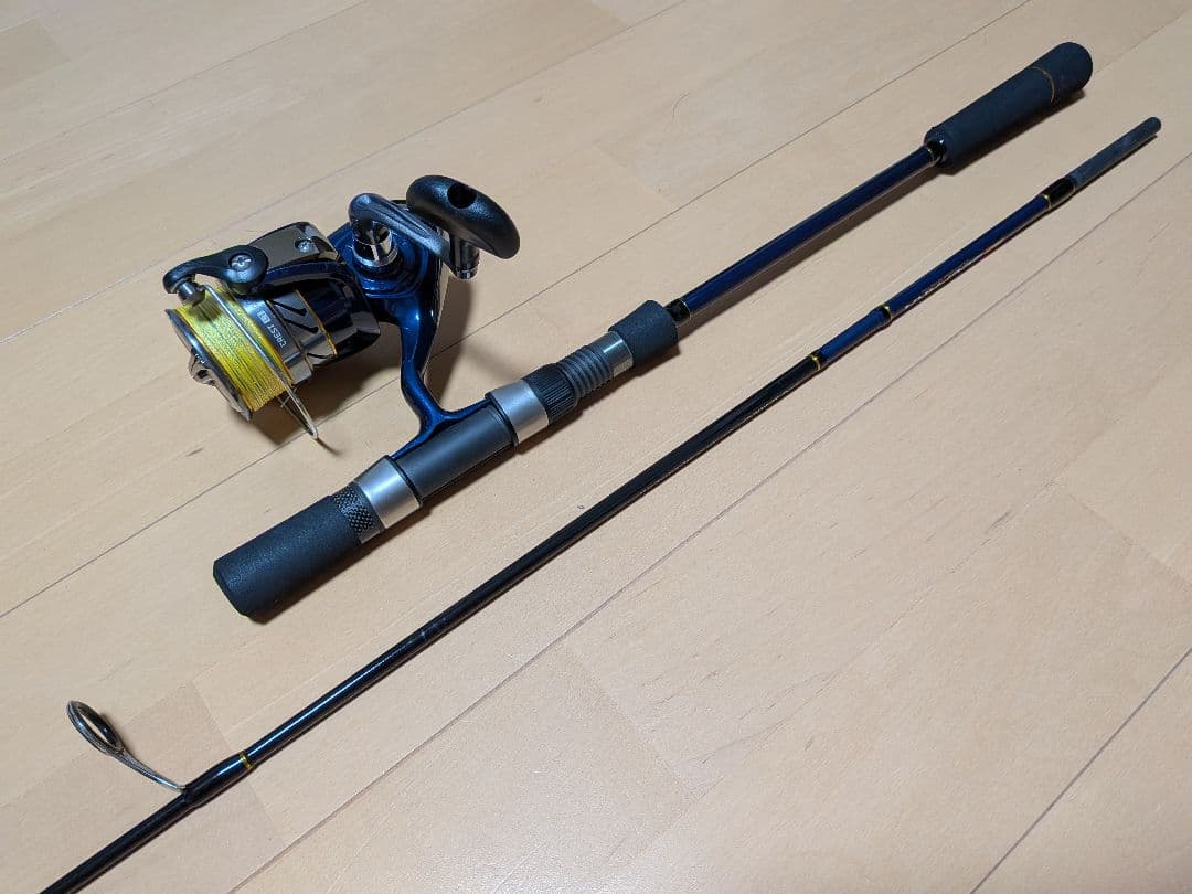 eazy K　ライトジギング　シーバス　ロッド　リール　本体　セット 4bc678b06a88c221e72961423e4b53
