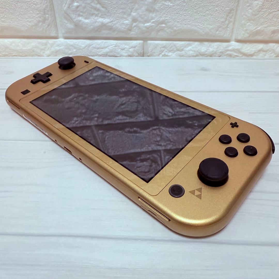 希少】Switch Lite ハイラルエディション 箱・充電器完備 画面傷なし