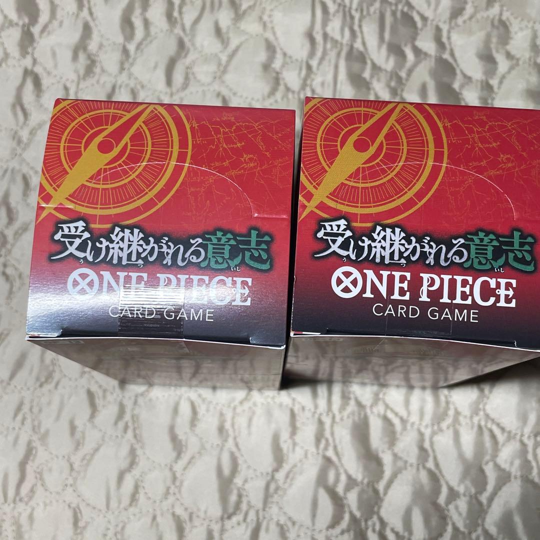 ワンピースカードゲーム 受け継がれる意思2ボックス テープ付き - メルカリ