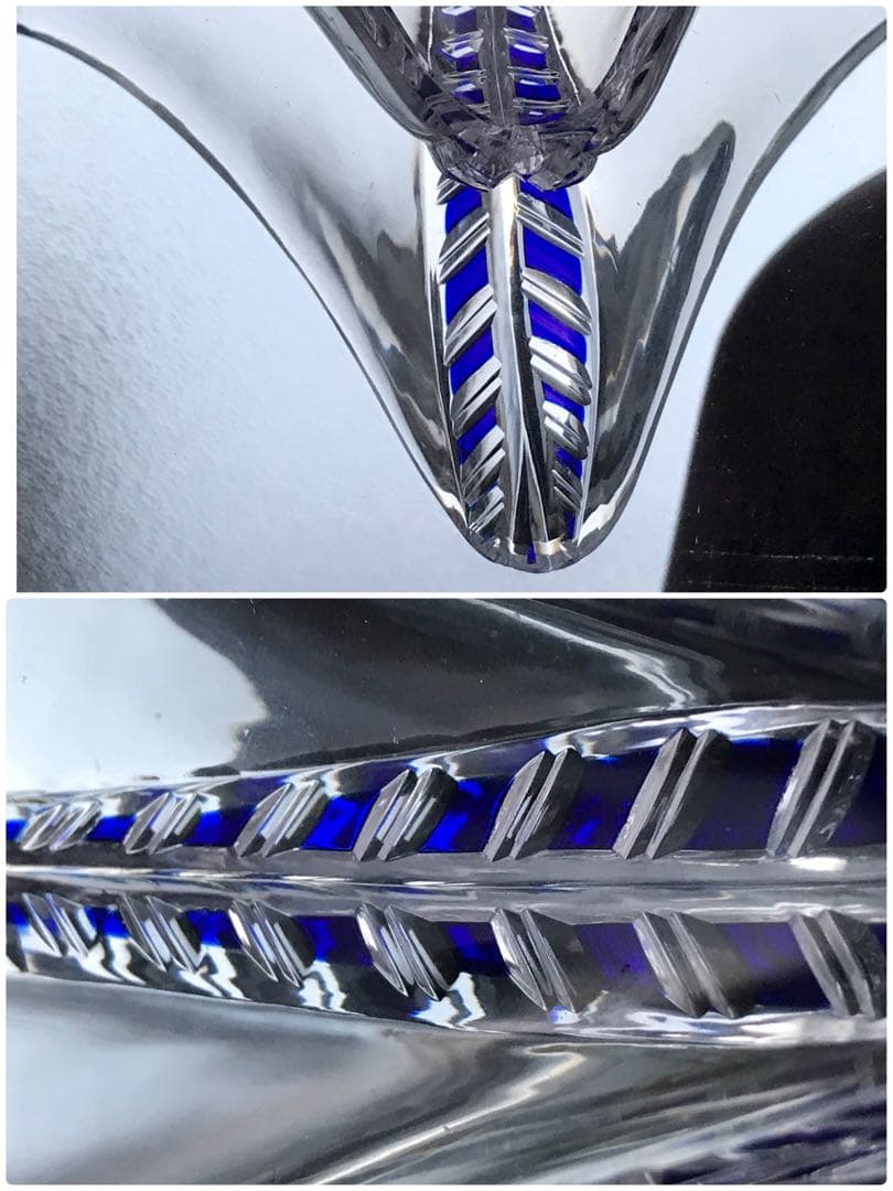 美術館所蔵品オールドバカラ リベリュールLibelluleトンボ蜻蛉 装飾皿