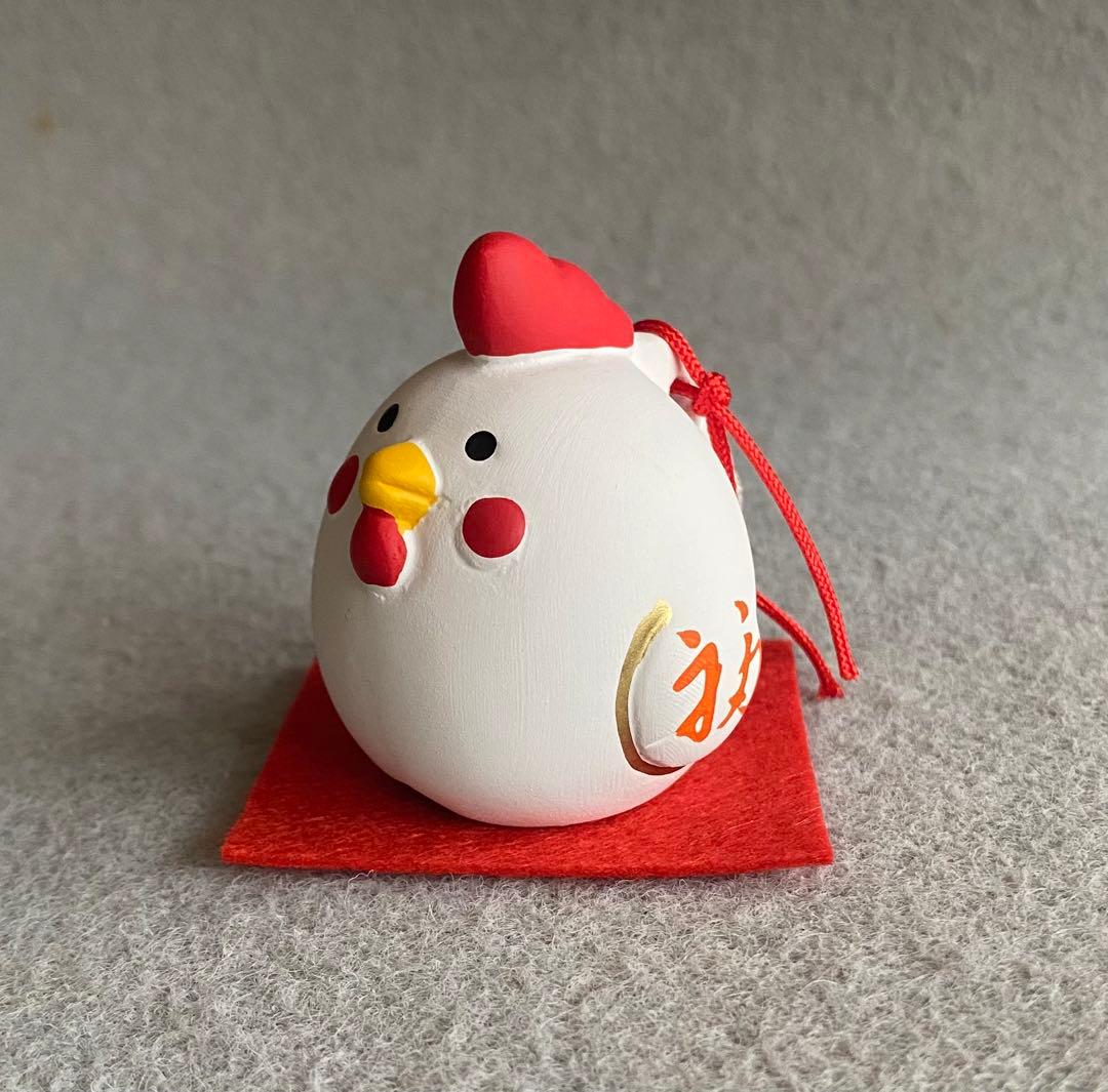 干支置物】酉年／ニワトリの土鈴（陶銘あり） - メルカリ