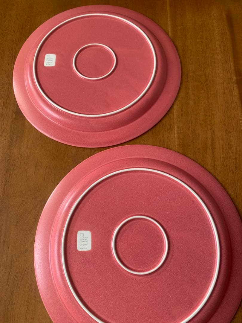 イイホシユミコ アンジュール プレート 2枚セット 28cm ピンク - メルカリ