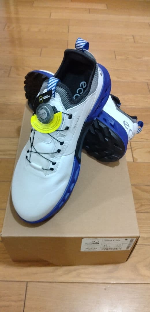 新品 未使用 ecco GOLF バイオム C4 ゴアテックスゴルフシューズ 新品未使用 ECCO GOLF バイオム C4 ゴアテックスゴルフシューズ グレー