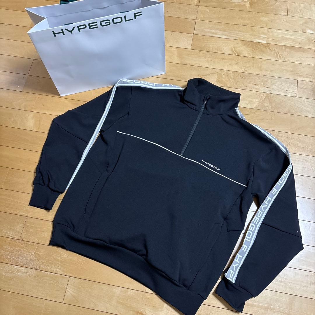 未使用　HYPEGOLF ハーフジップ ブラック　定価27,500円 HALF ZIP – HYPEGOLF ONLINE STORE