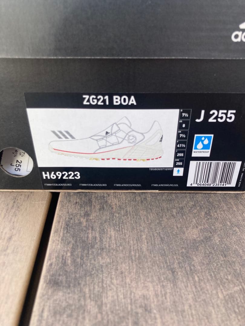 adidas ゴルフシューズ zg21 boa 25.5cm