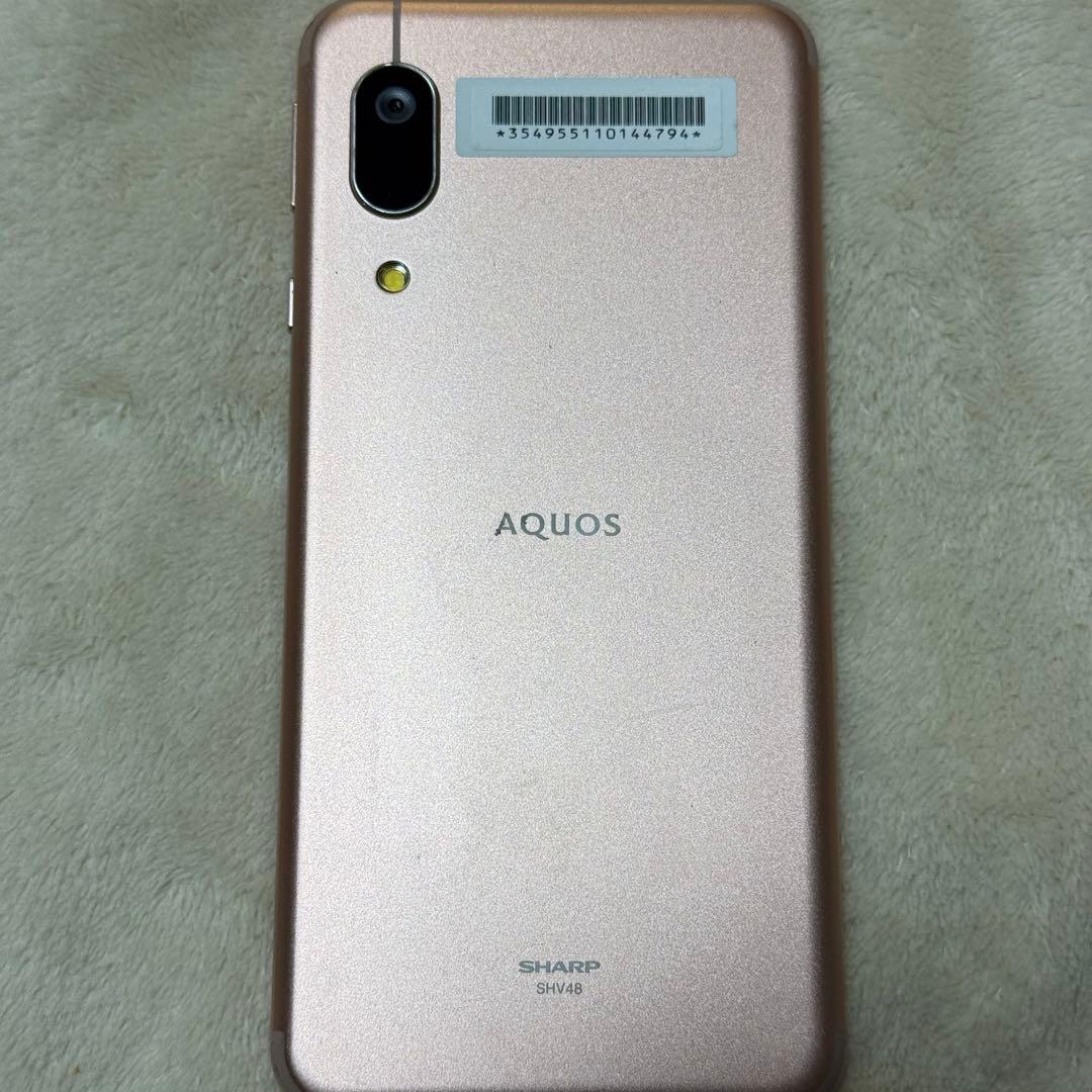 SHARP AQUOS SHV48 ローズゴールド - メルカリ