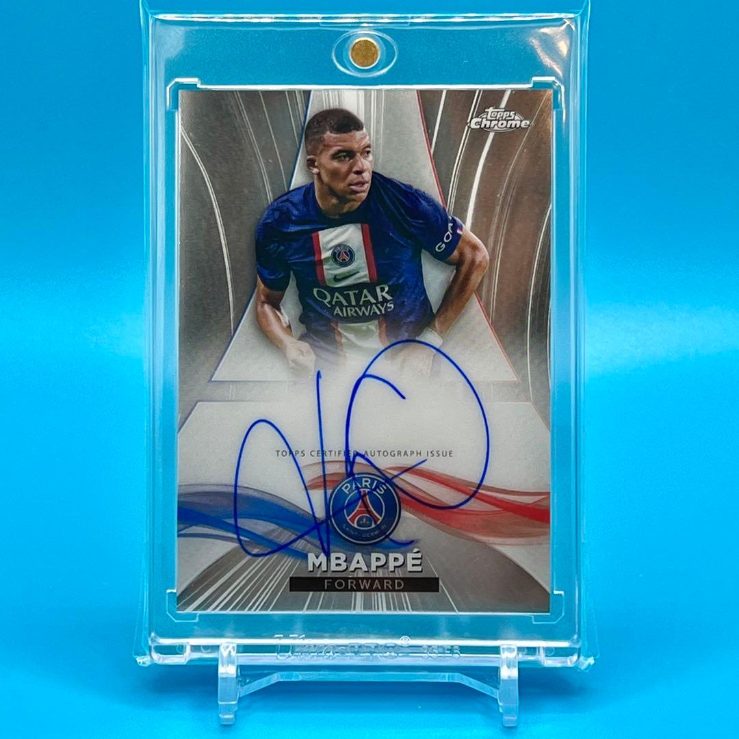 TOPPS KYLIAN MBAPPE エムバペ オンカード 直筆サインカード - メルカリ