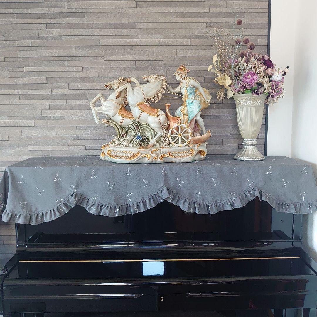 ITALY】馬車ベンハー ロココ調 西洋美術品 置物 オブジェ 跳ね馬 風水