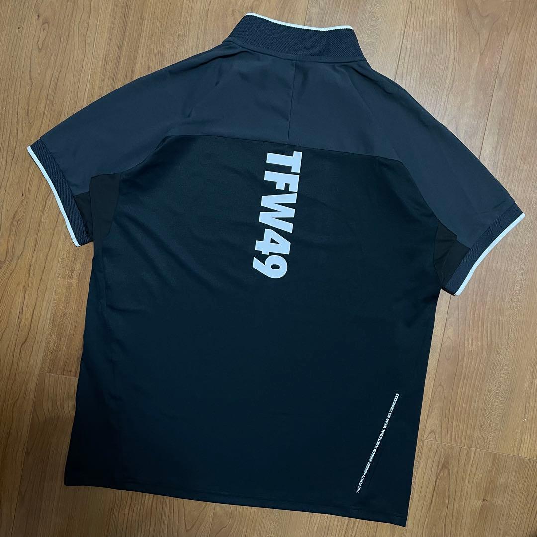 TFW49 ハーフジップ　モックネック　シャツ　ホワイト　ブラック　XL ゴルフ 楽天市場】【3/10迄エントリーで19倍確定】TFW49 MOCK NECK HALF ZIP