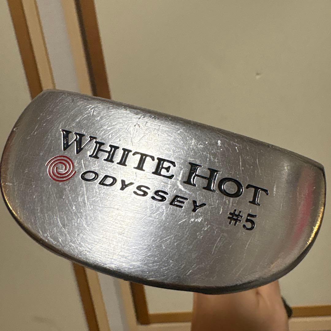 オデッセイ 初代ホワイトホット #5 （2ドット上寄り） 34インチ オデッセイ ホワイトホット #5 パター 2ドット 34インチ 美品｜Yahoo