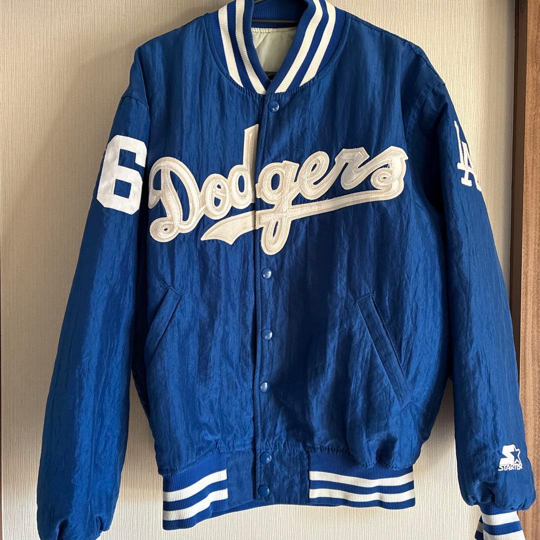 STARTER製 LAドジャース スタジアムジャンパー 野茂英雄モデル Mサイズ