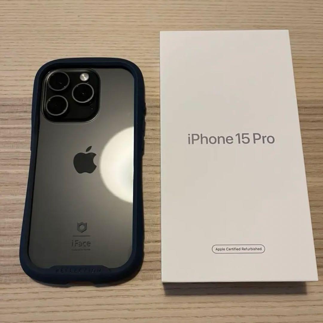 iPhone 15 Pro ブラックチタニウム SIMフリー iPhone 15 Pro 512GB - ブラックチタニウム（SIMフリー）[整備済製品