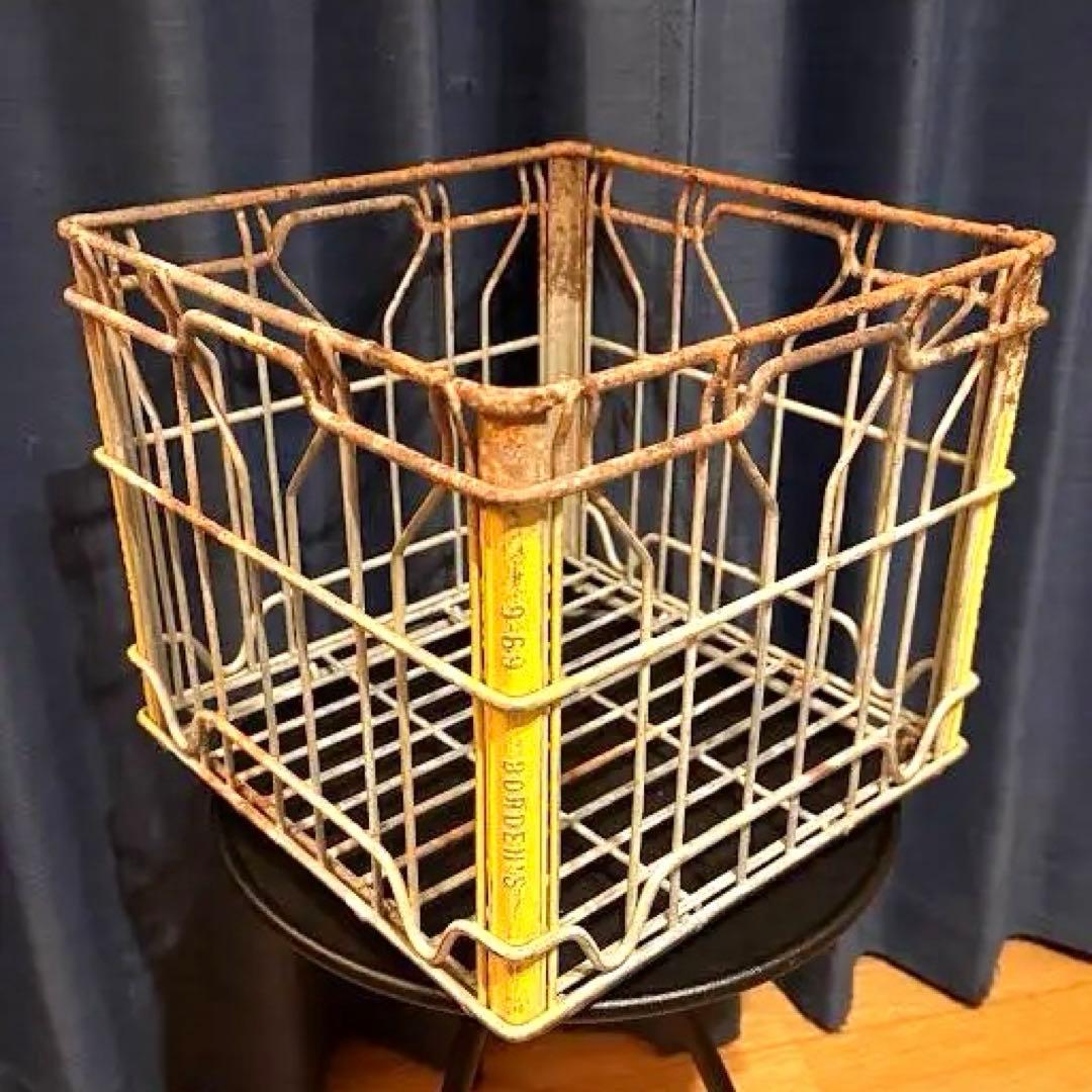 ヴィンテージ　ワイヤーバスケット VINTAGE ANTIQUE WIRE BASKET ヴィンテージ アンティーク ワイヤー