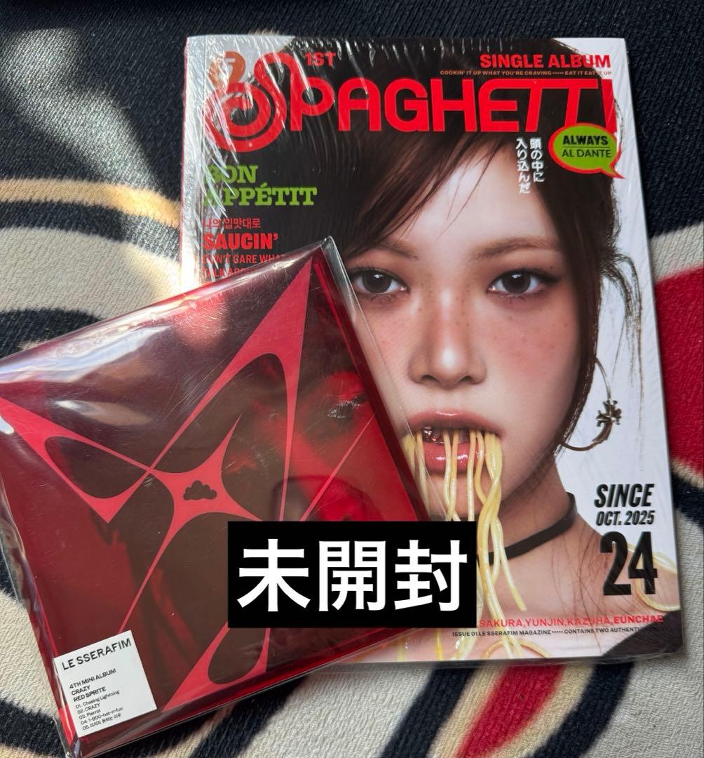 LE SSERAFIM SPAGHETTI ウンチェ 未開封 - メルカリ