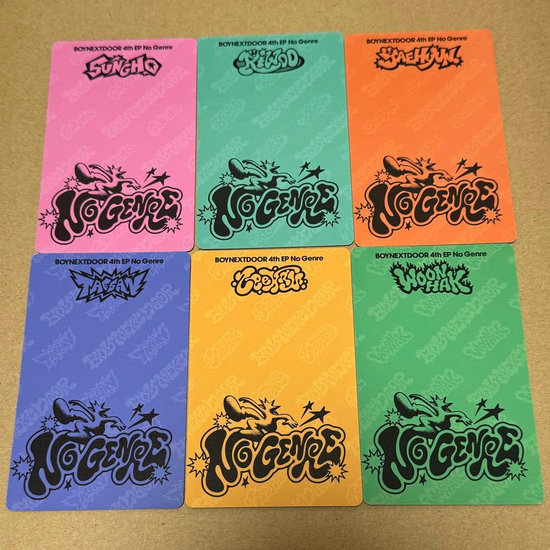 boynextdoor nogenre 特典トレカ A セット weverse - メルカリ