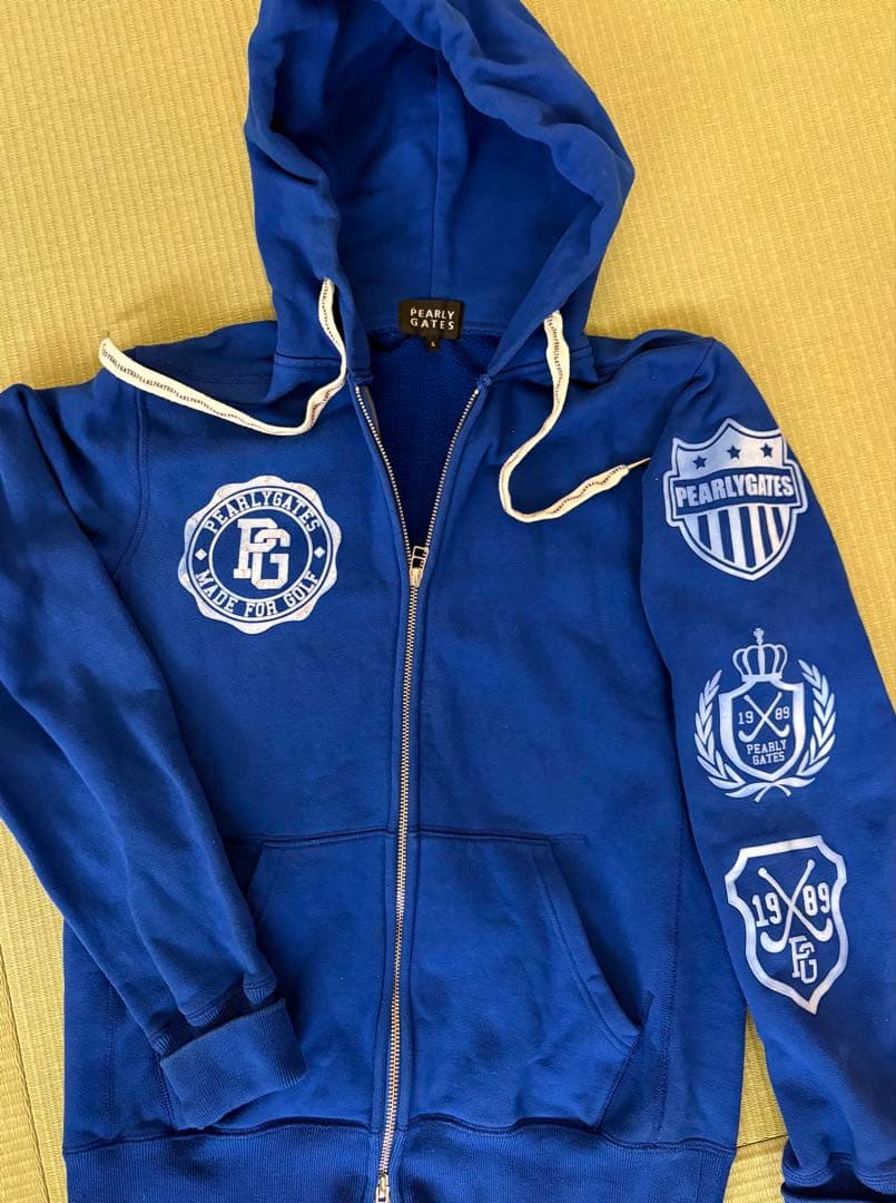 PEARLY GATES フルジップフード付きトレーナー - メルカリ