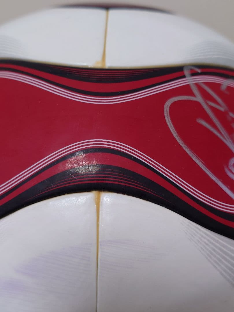 Jリーグ実使用試合球】ヴィッセル神戸 大久保嘉人サイン入り チーム