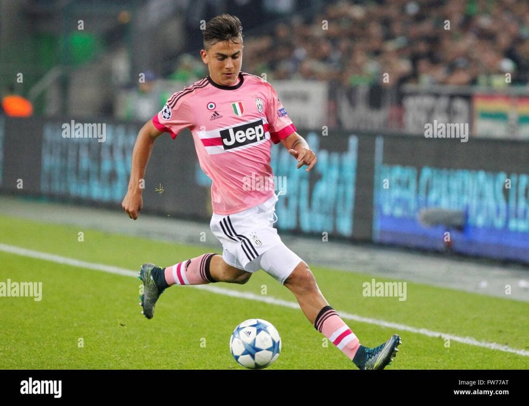 公式ユニフォーム ユベントス ディバラ 15-16 アウェイ CL パッチ全部