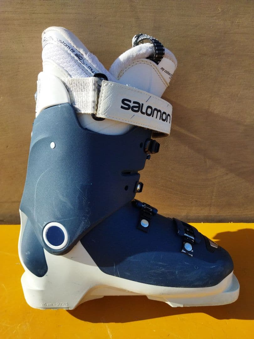 サロモン スキーブーツ 24.5cm 青系　X/MAX/W 90　女性用