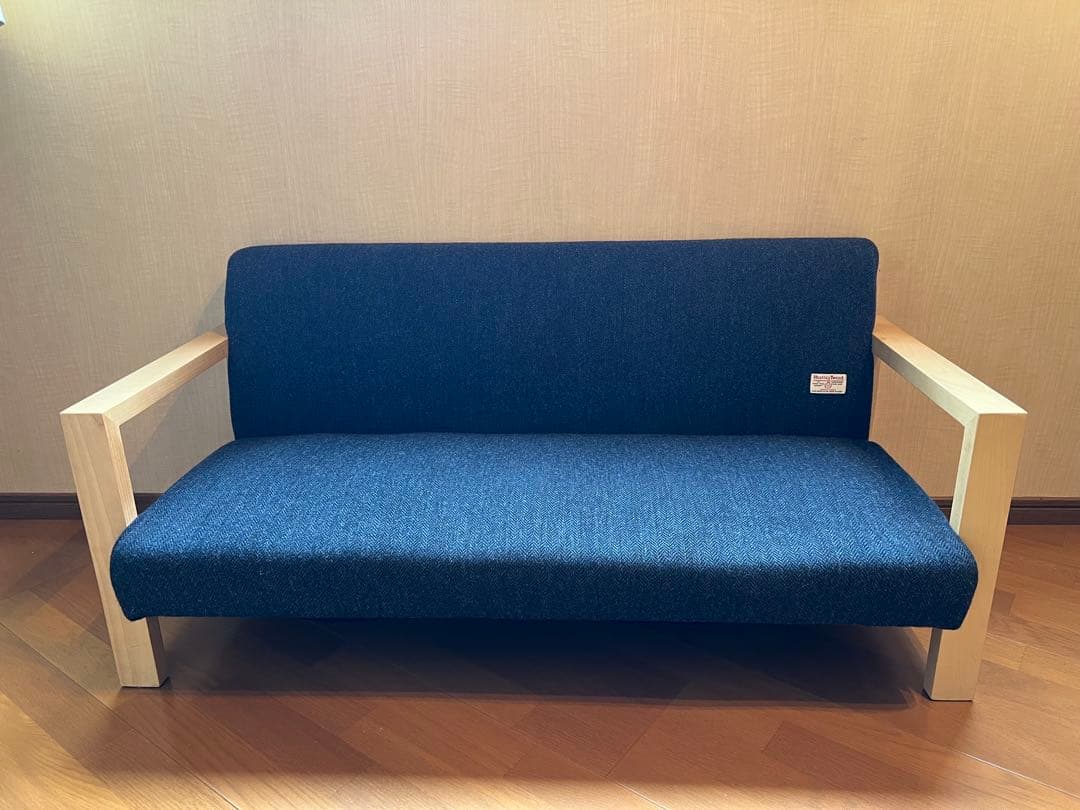 HARRIS TWEED 2Ｐローソファー 2人掛け リビング ハリスツイード ソファ ハリスツイード HARRIS TWEED 2人掛け 幅124cm ソファー