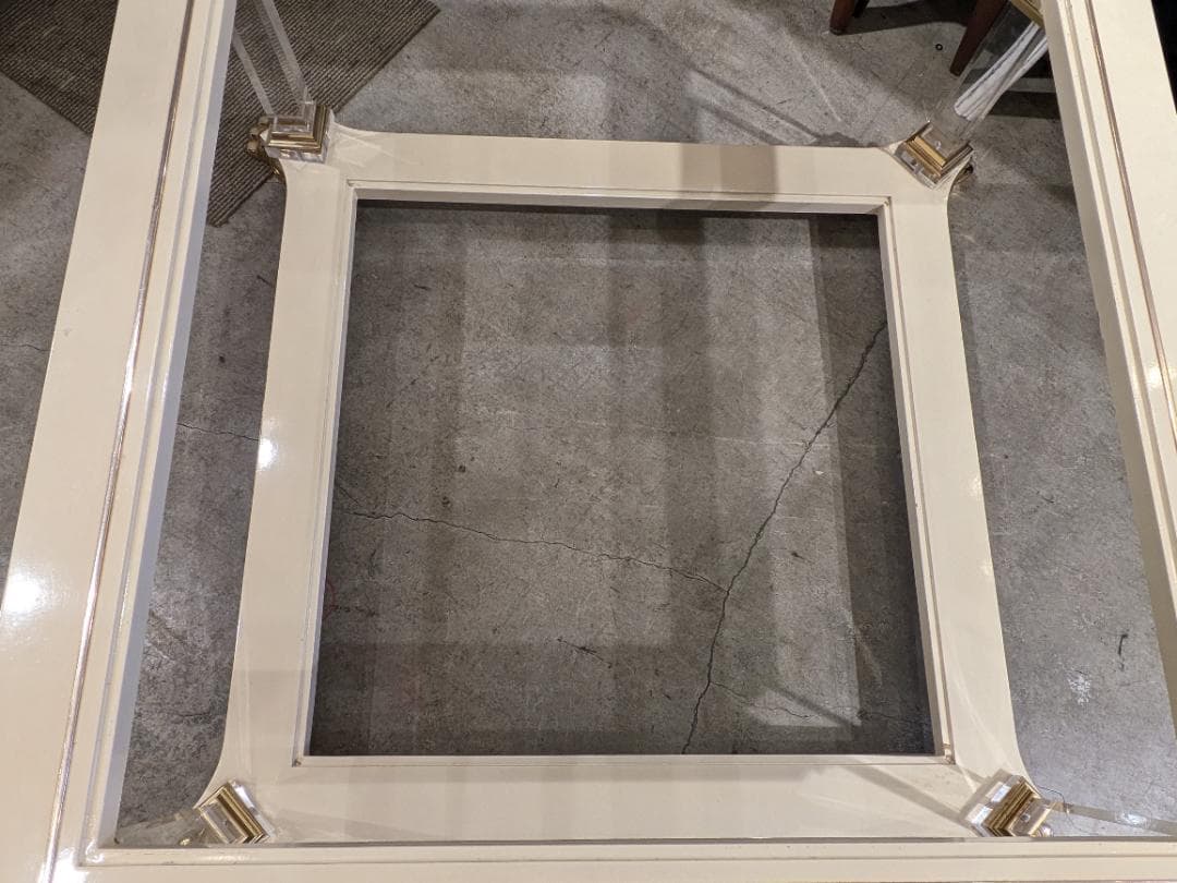 高級55万】 イタリア センターテーブル エレガント 猫脚 テーブル 大