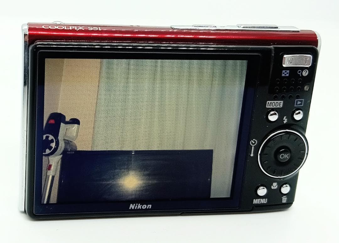 Nikon COOLPIX S51 8.1MP 3X zoom レッド 美品