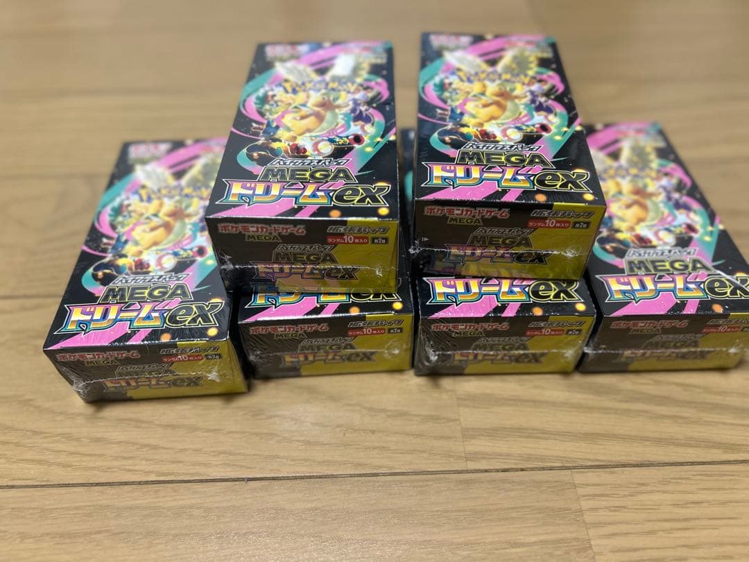 ポケモンカード メガドリームex 6BOX 未開封 シュリンク付き - メルカリ