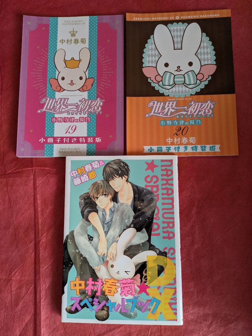特装版小冊子 世界一初恋 19巻 20巻 中村春菊 スペシャルブック 藤崎都