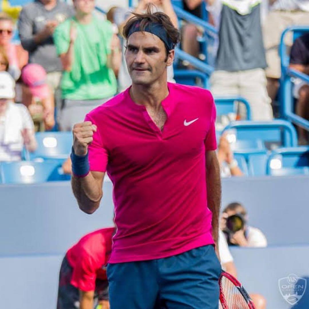 Nikeロジャーフェデラー テニスウェア シャツ2015シンシナティ - メルカリ