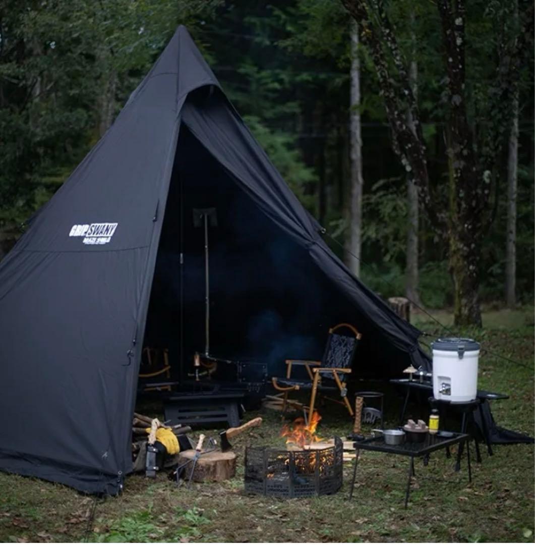 お買い得★新品未開封★グリップスワニー ★GRIP SWANY★テント Grip Swany FIRE PROOF GS MOTHER TENT BLACK [グリップスワニー][お一