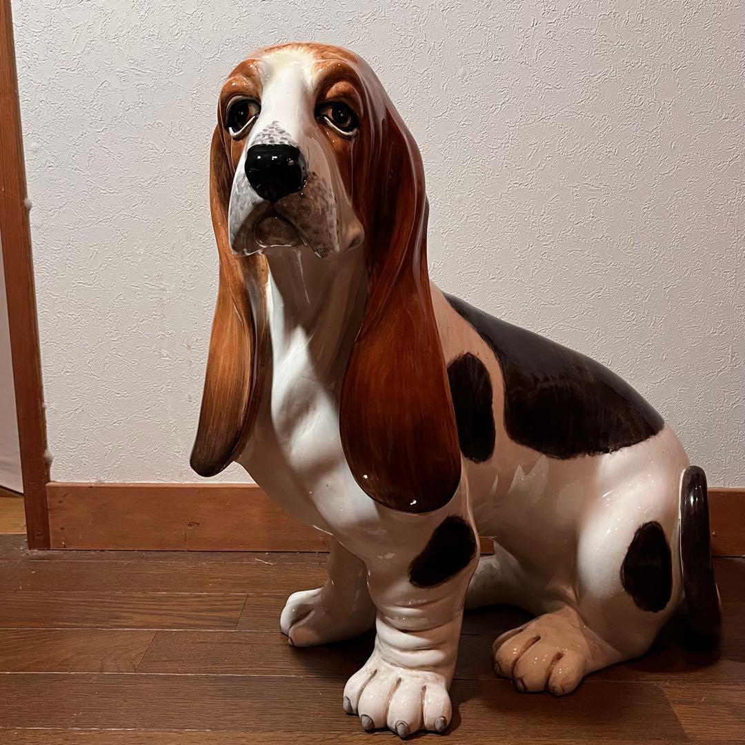 バセットハウンド 陶器 置物 犬の置物 インテリア オブジェ imgrc0067109441.jpg