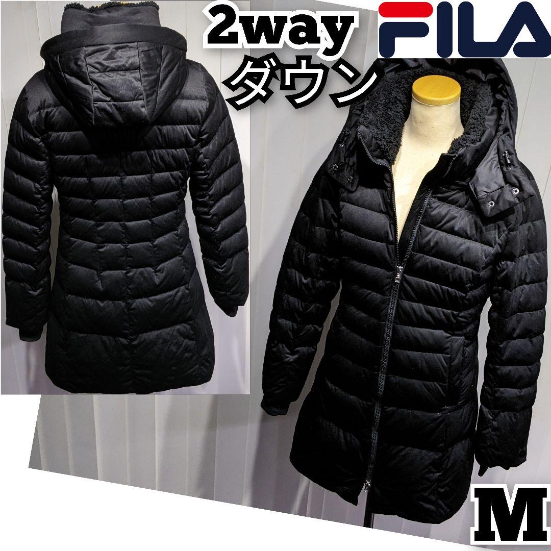 フィラ　ダウン　コート　ジャケット　レディース　2way　ボア　ゴルフ　ウェア 楽天市場】【在庫売り尽くし!】 FILA GOLF フィラゴルフ ダウン