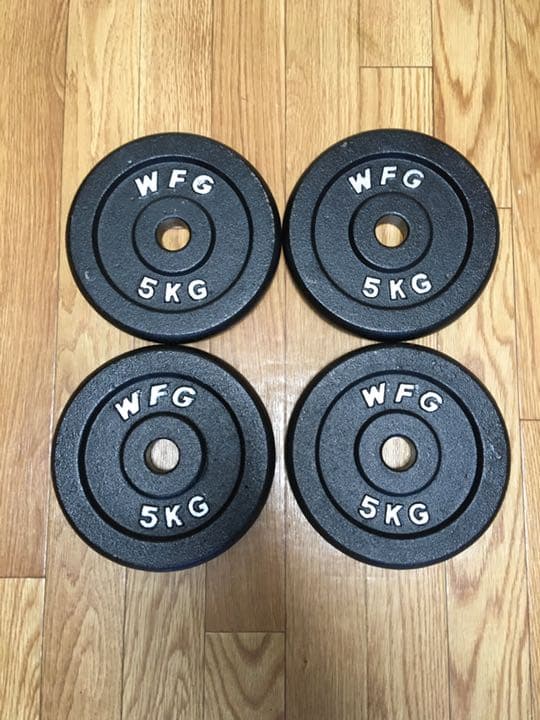 ダンベルプレート5キロ4枚組 楽天市場】プレート 5kg 4枚の通販