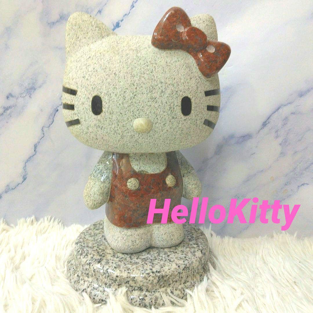 レア　 ハローキティ 石像 御影石 サンリオ レア ハローキティ 石像 御影石 サンリオ - メルカリ