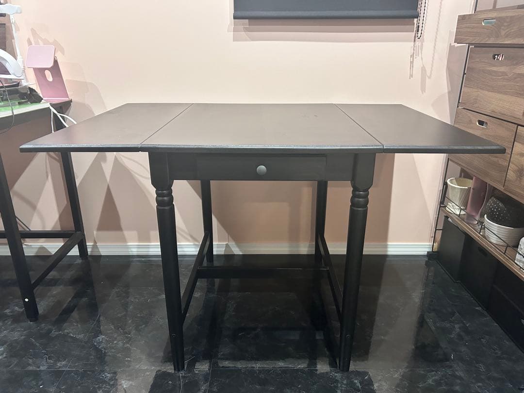 廃盤品希少】IKEA イケア INGATORP インガートルプ ブラック 大阪