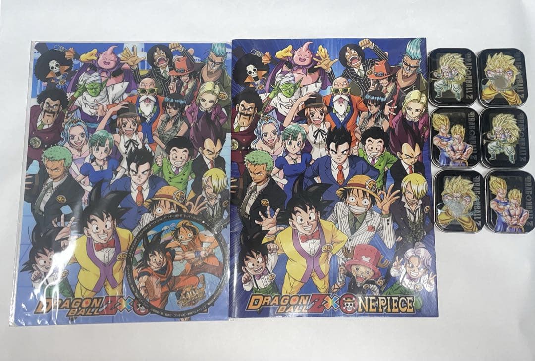 ドラゴンボール ワンピース 少年ジャンプ 40周年 コラボ 限定 下敷き