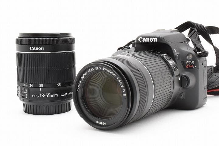 50231 手振補正!使用少 Canon EOS KISS X7 Wズームレンズ - メルカリ