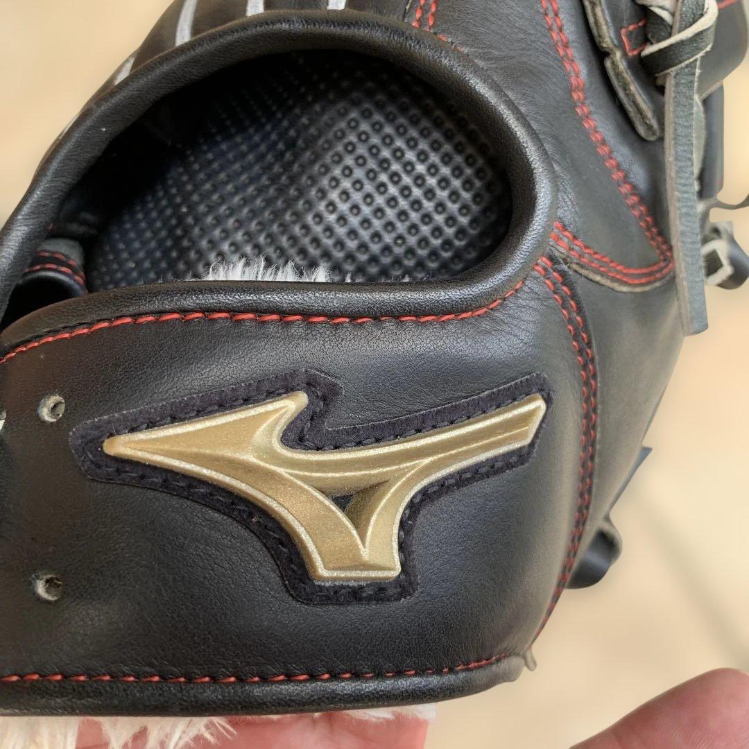 ミズノグローバルエリート軟式グローブ 黒 MIZUNO（ミズノ） 野球 一般軟式グローブ 内野手 メンズ 軟式用