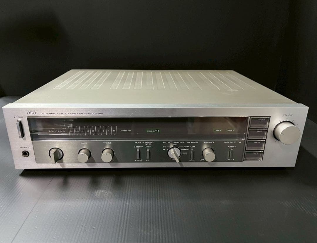 【現状品】OTTO プリメインアンプ DCA-5 ClassAⅡ 通電確認済 専用）OTTO プリメインアンプ DCA-5 Class AⅡ - メルカリ