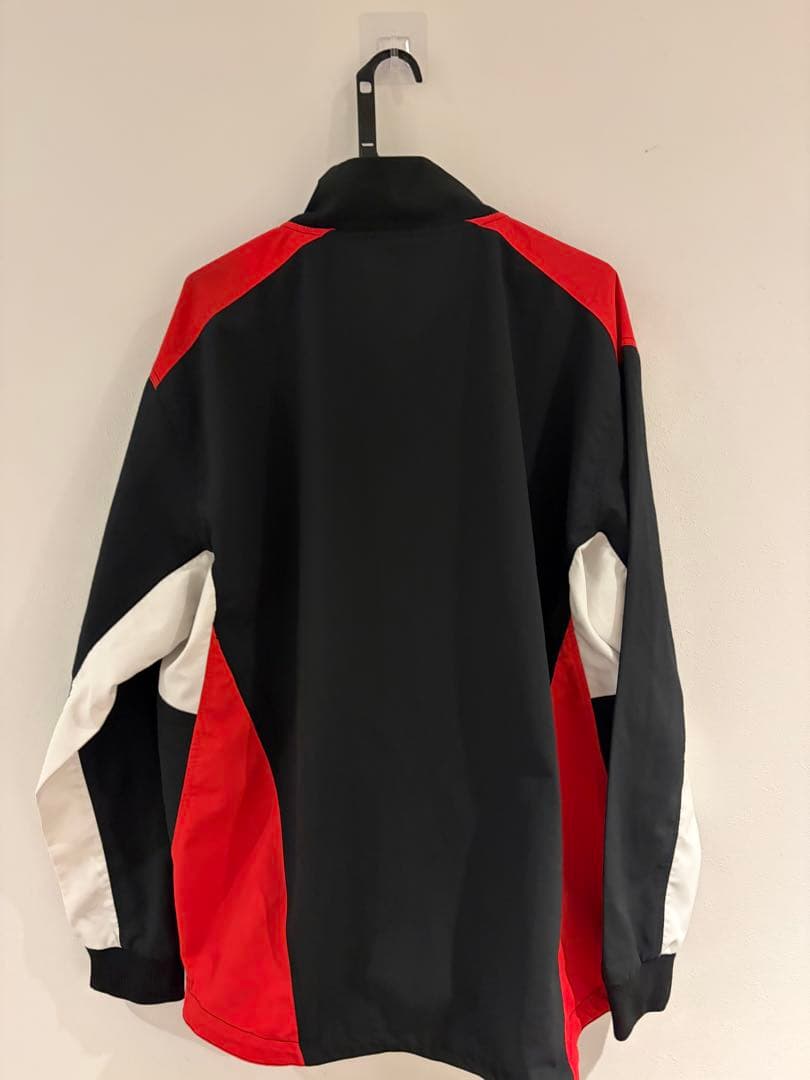 canterbury ウォームアップジャケット 6L 黒赤白 - メルカリ