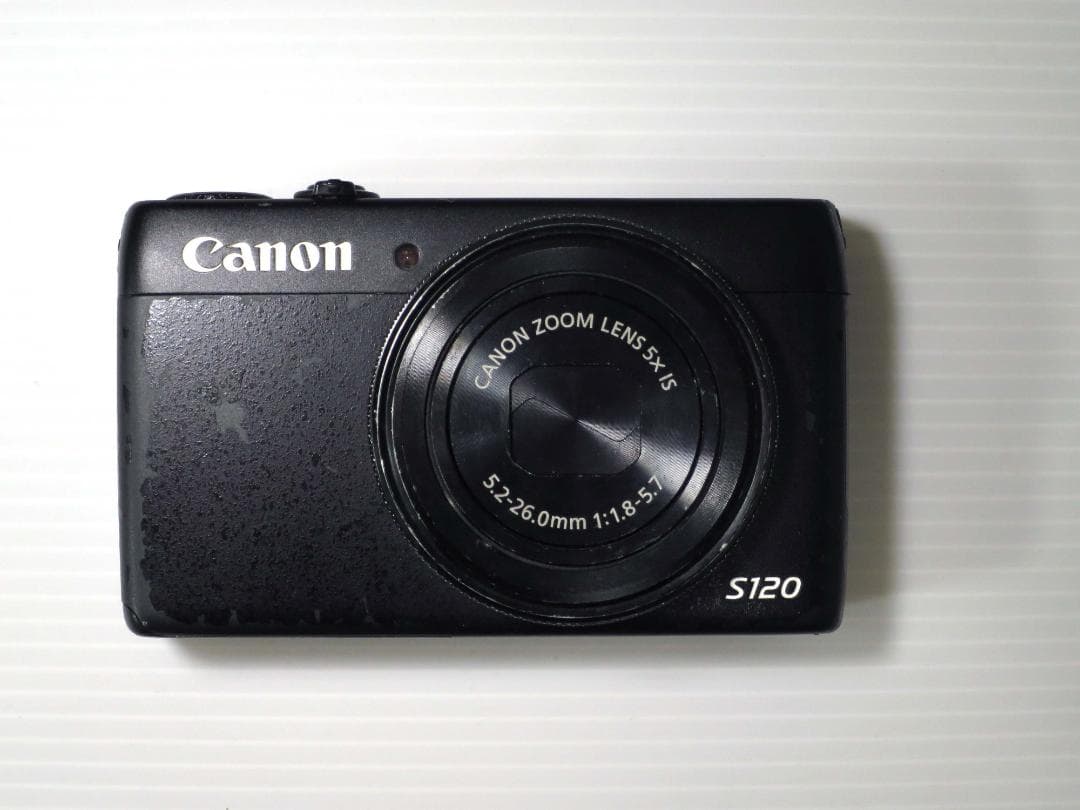 キヤノン PowerShot S120（動作可・ジャンク） ジャンク】1100円 CANON PowerShot S120 動作検証・作例 F1.8レンズ 連